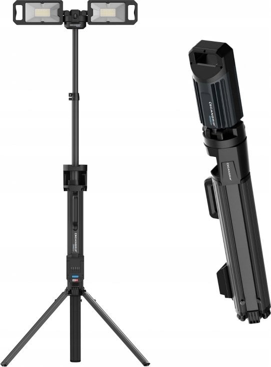 Scangrip Akumulatorowa lampa budowlana 5000 lm ze zintegrowanym statywem TOWER 5 CONNECT 03.6105C