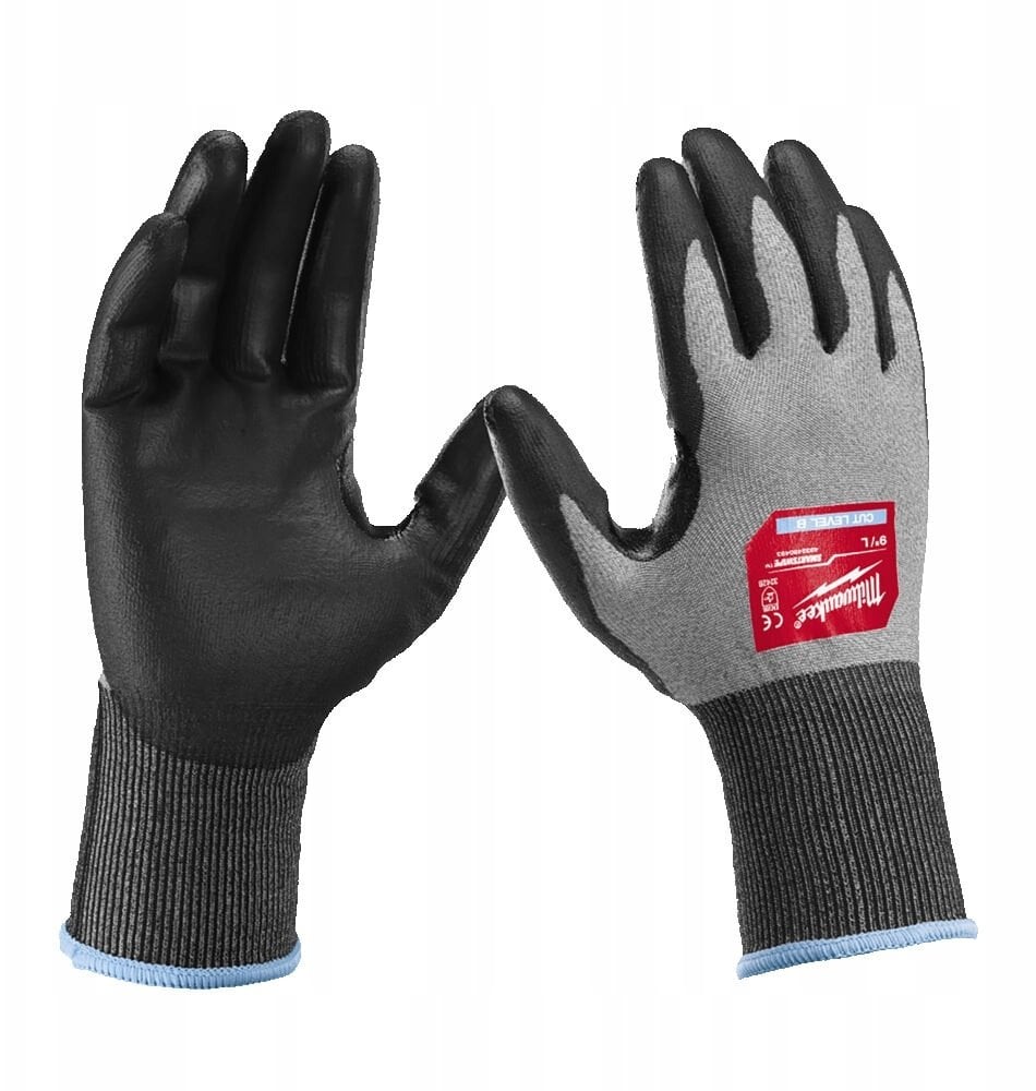Rękawice odporne na przecięcia o wysokim poziomie manipulacyjności - poz. B - rozm L/9 - 1 para 4932480493