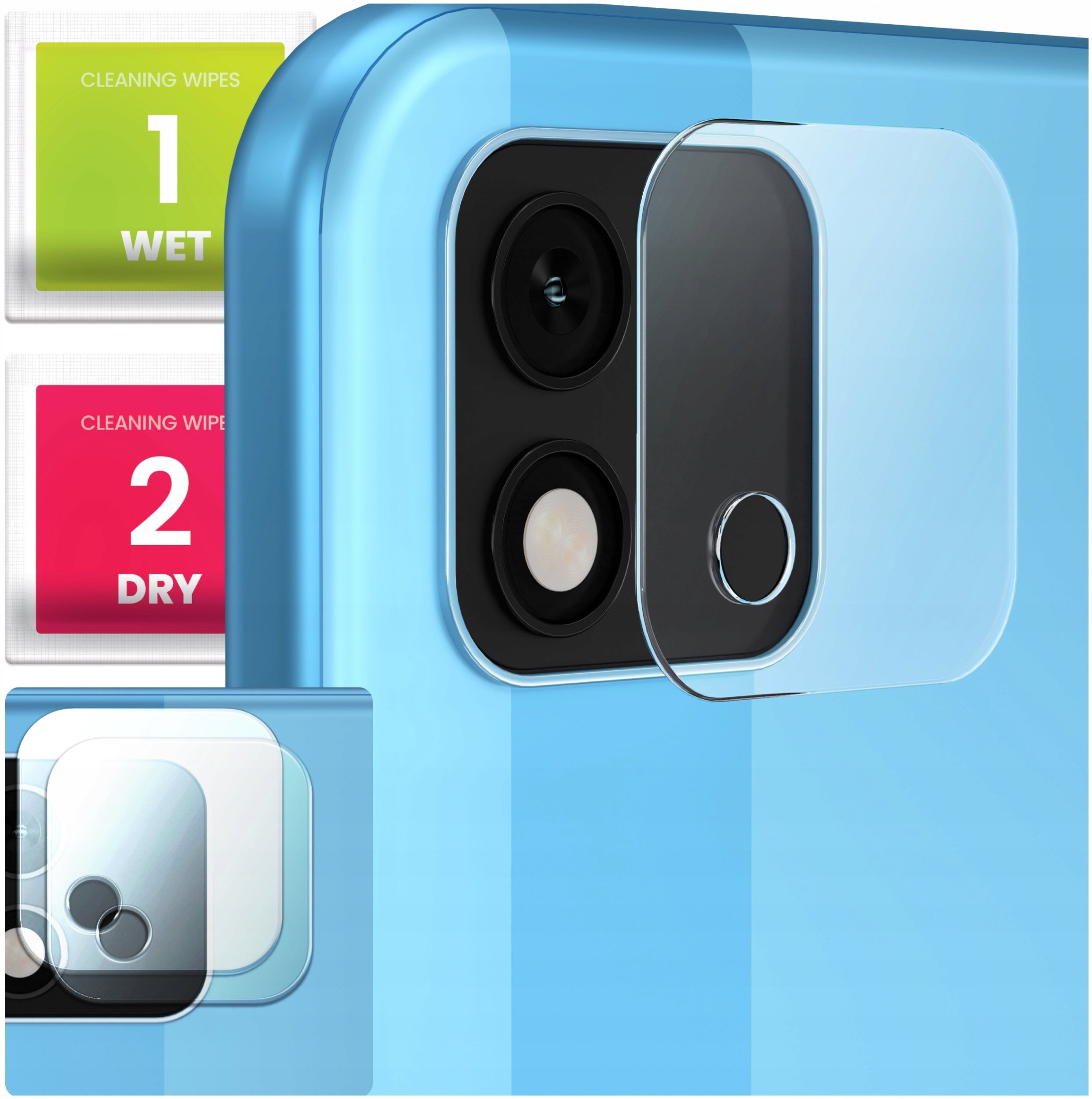 2-PAK Szkło Na Aparat Do Realme C11 2021 / C20 (Hartowane, Na Obiektyw, 9H)