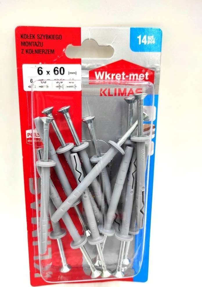 Wkręt-met BLI KOŁ.DO SZYBK.MONTAŻU 6X60 Z KOŁ kod: