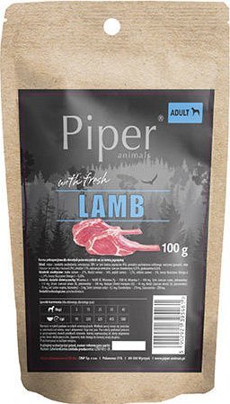 Karma sucha dla psa Piper Animals z jagnięciną 100 g