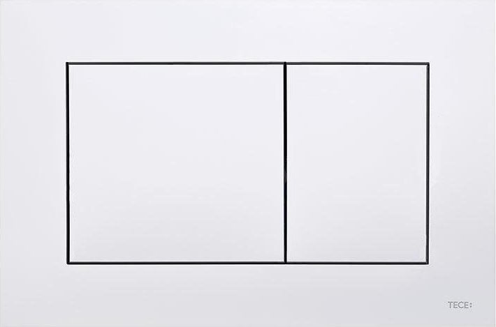 Przycisk spłukujący Tece TECEnow - przycisk spłukujacy do WC, biały antybakteryjny