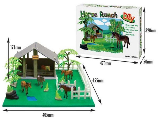 AXIOM Puzzle Piankowe 3D Ranczo