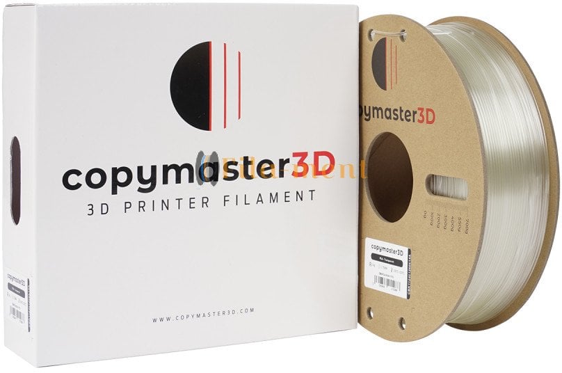 Copymaster3D PLA filament for 3D printers, 1.75 mm, transparent