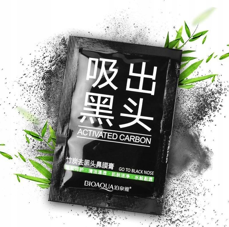 Bioaqua Bioaqua Blackhead Pore Czarna Maska Na Nos Carbon