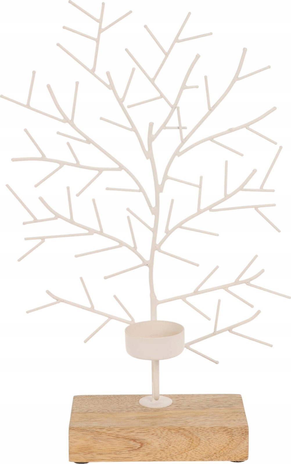 Home Styling Collection Świecznik na tealight, w kształcie drzewa, metalowy, 32 x 22 cm