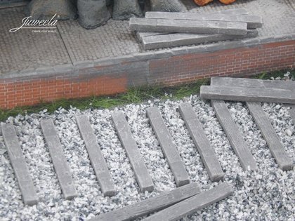Juweela : Podkłady kolejowe - Drewno (25 szt)
