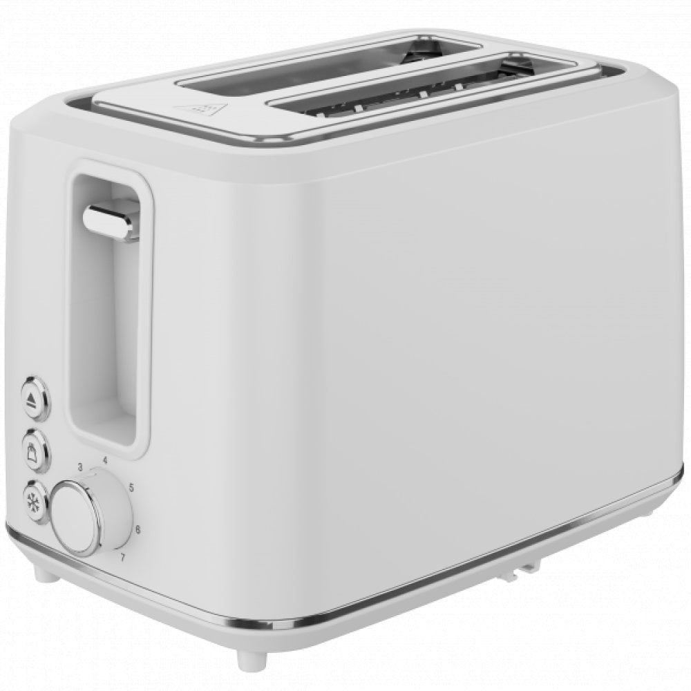 Electric Toaster white 220-240V 50-60Hz 920-1080W 2 slots 3 modes 7 browning levels ATS0001W (5291485013899)