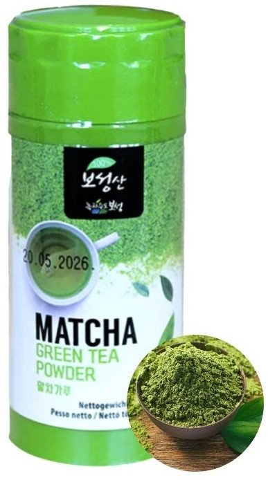 Matcha 100% zielona herbata z Boseongsan macza w proszku green tea puszka 50g