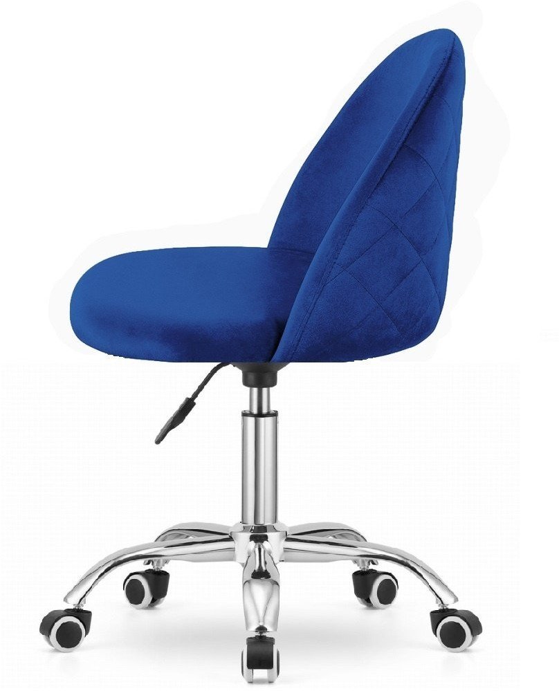 Krzesło obrotowe GLORIA OFFICE LIGHT BLUE VELVET