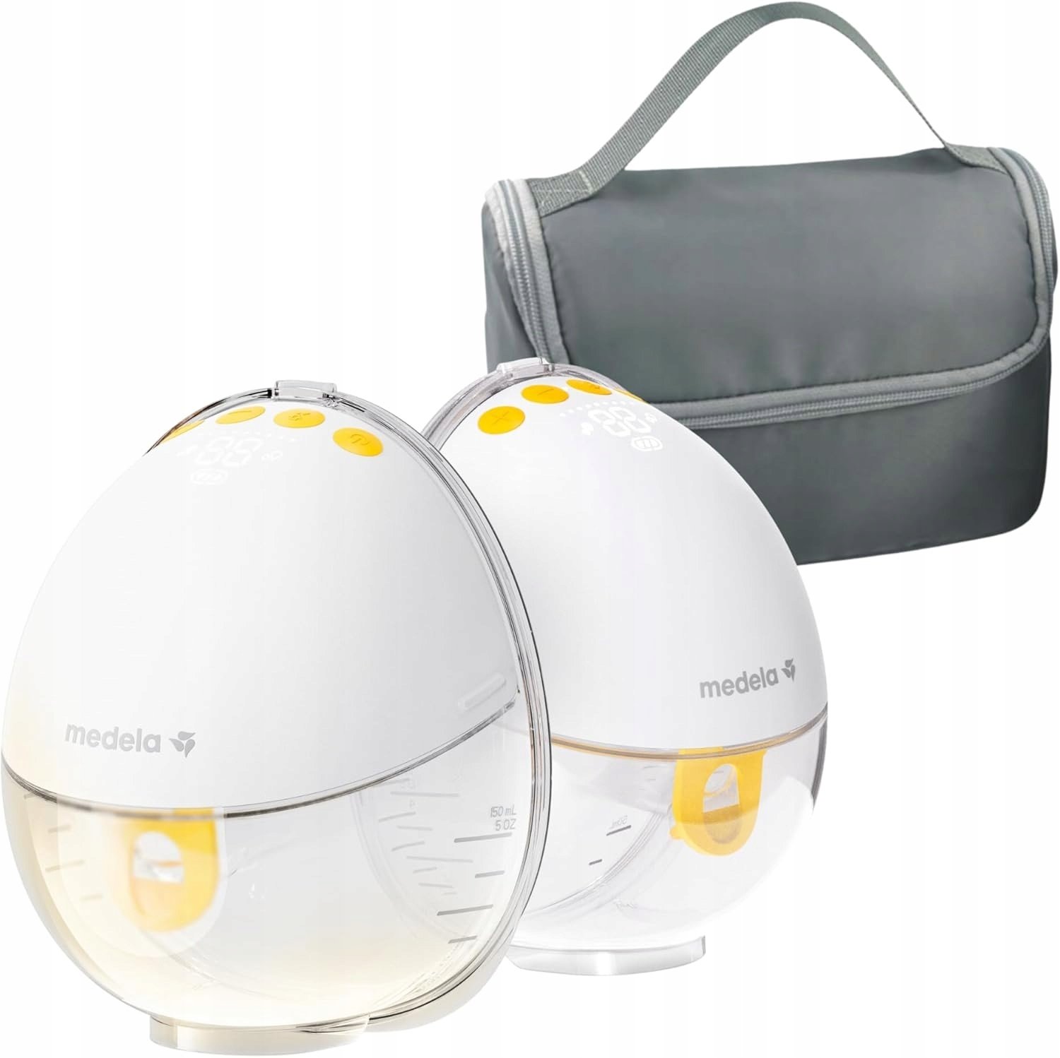 Zestaw Medela Motion InBra Przenośny laktator elektryczny 2,5h użytkowania