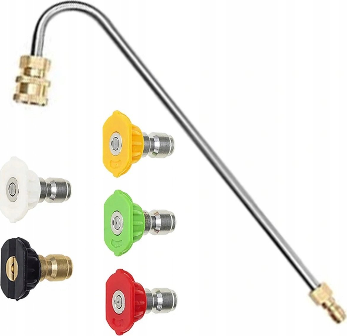 Rosfix 5 DYSZ DO MYJKI CIŚNIENIOWEJ SZYBKOZŁĄCZKA + LANCA 1/4 34CM TYP U ROSFIX