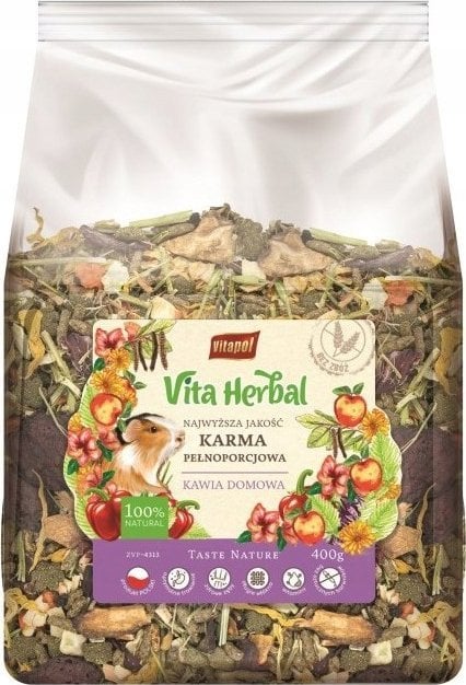 Vitapol Karma podstawowa Vita Herbal dla świnki morskiej 400g (ZVP-4313)