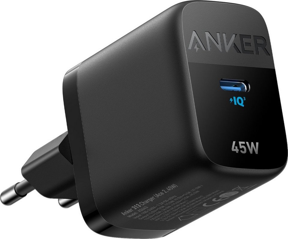 Ładowarka Anker Ładowarka 313 45W czarna USB-C