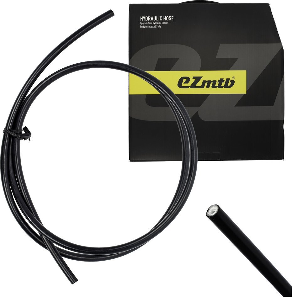 Przewód hamulcowy EZmtb P20 , 3-warstwowy, czarny, 1 m