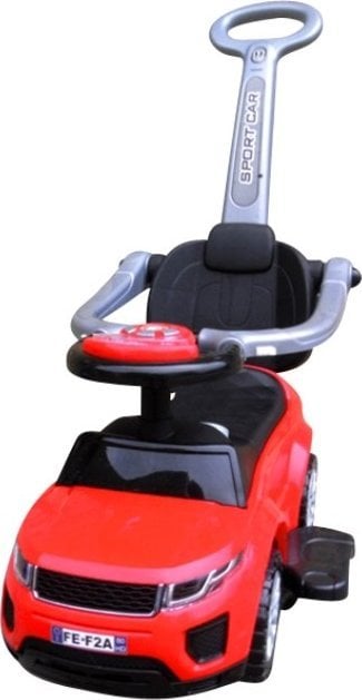 R-Sport Pchacz J4 czerwony Pchacz Jeździk, chodzik, muzyka, klakson