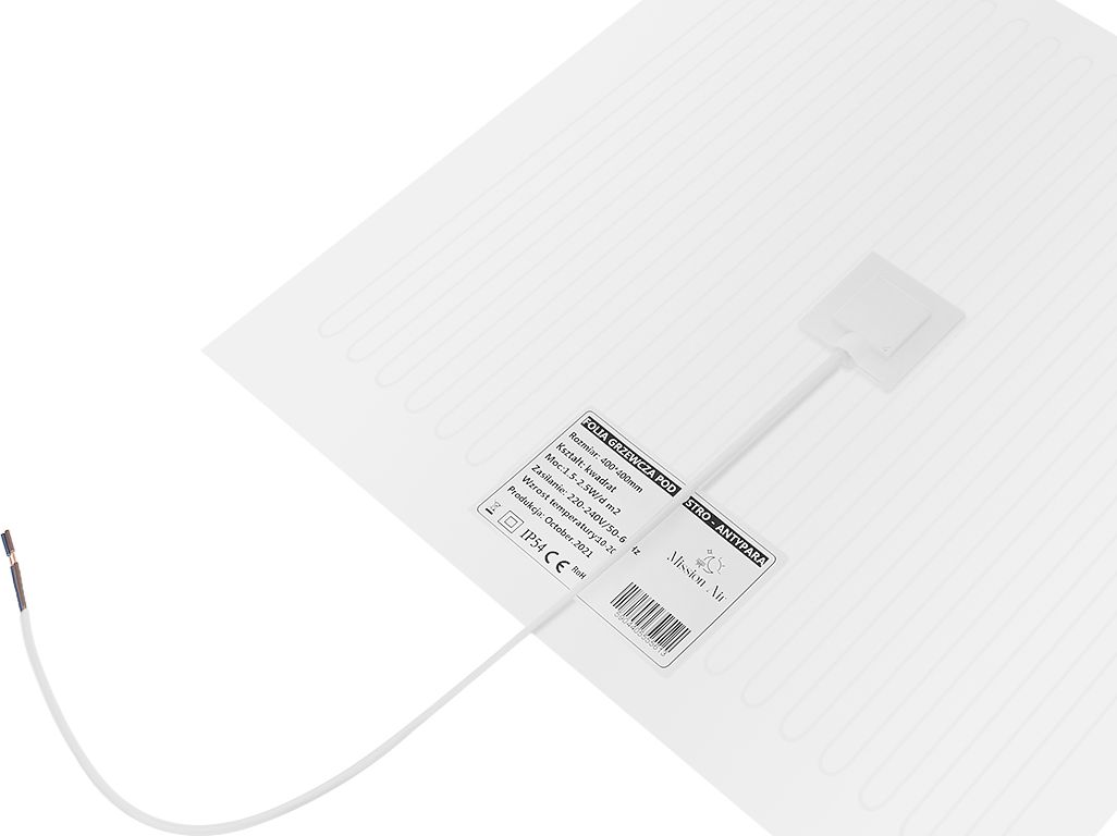 Mission Mata Folia grzewcza antypara POD LUSTRO 50x50