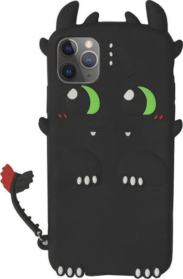 GEL ETUI DO IPHONE 11 CASE OBUDOWA COVER CZARNY SMOK