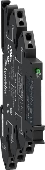 Schneider Electric Przekaźnik interfejsowy LED, 1R 1Z 6A, 24V AC/DC