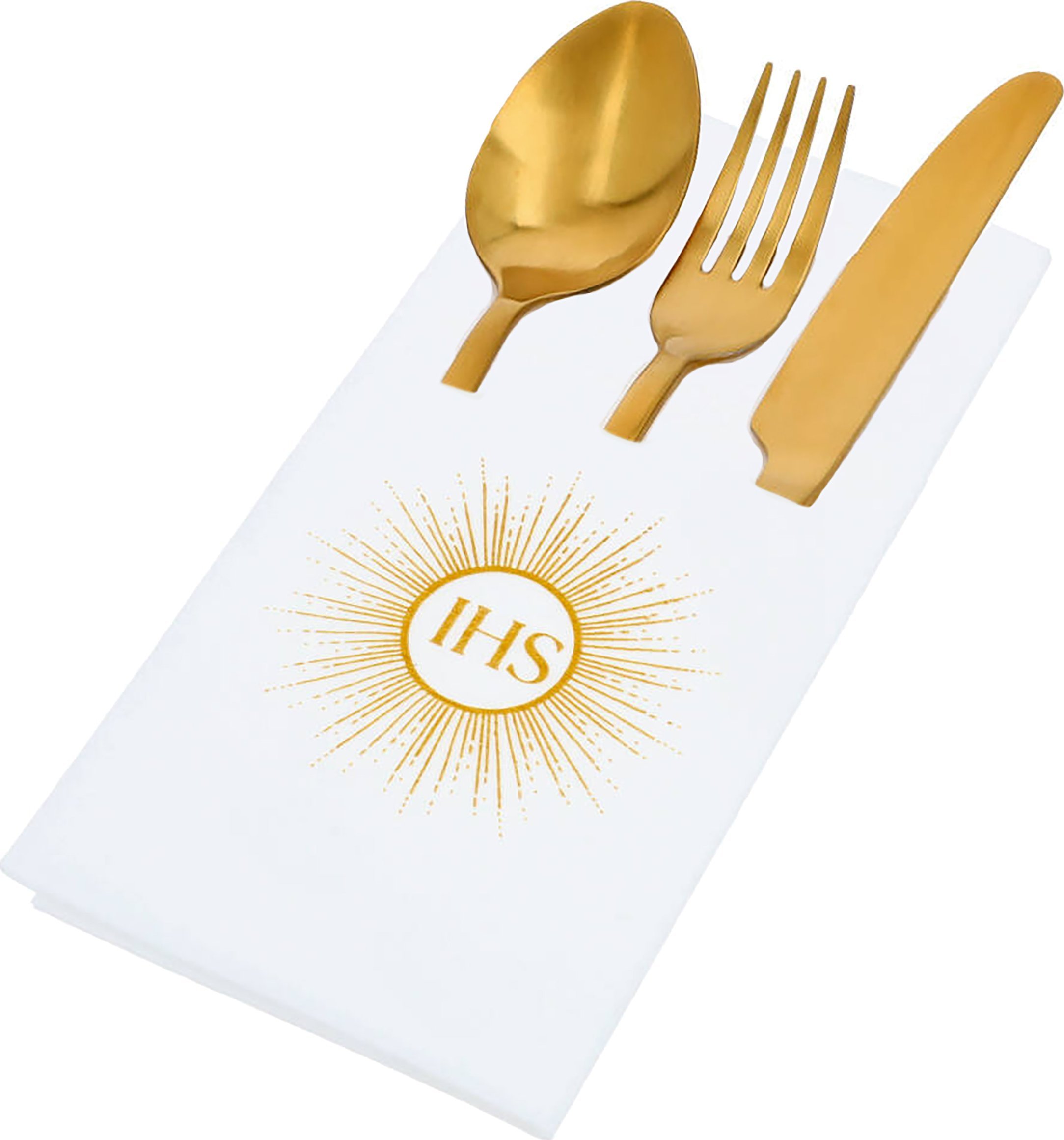 Etui na sztućce KIESZONKI SERWETKI dekoracje KOMUNIA ŚWIĘTA pokrowce 20szt