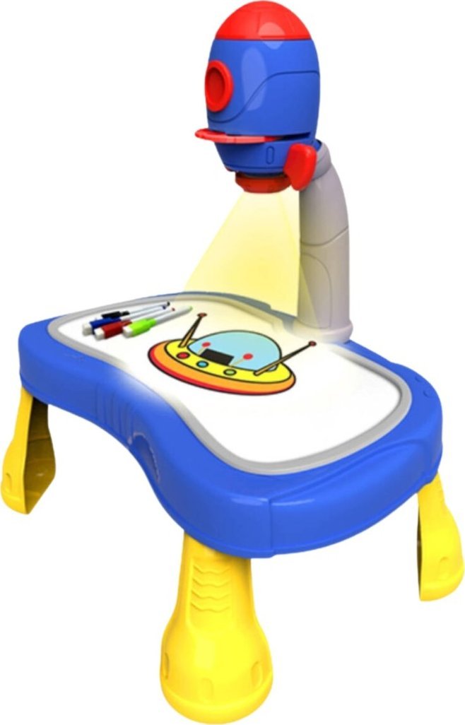 STOLIK DO RYSOWANIA Z PROJEKTOREM RAKIET