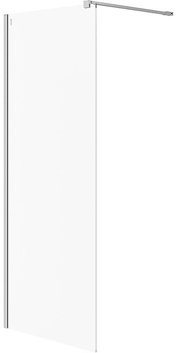 Cersanit (kabiny walk-in) Kabina prysznicowa walk-in MILLE chrom - (80x200) szkło transparentne (S161-005)