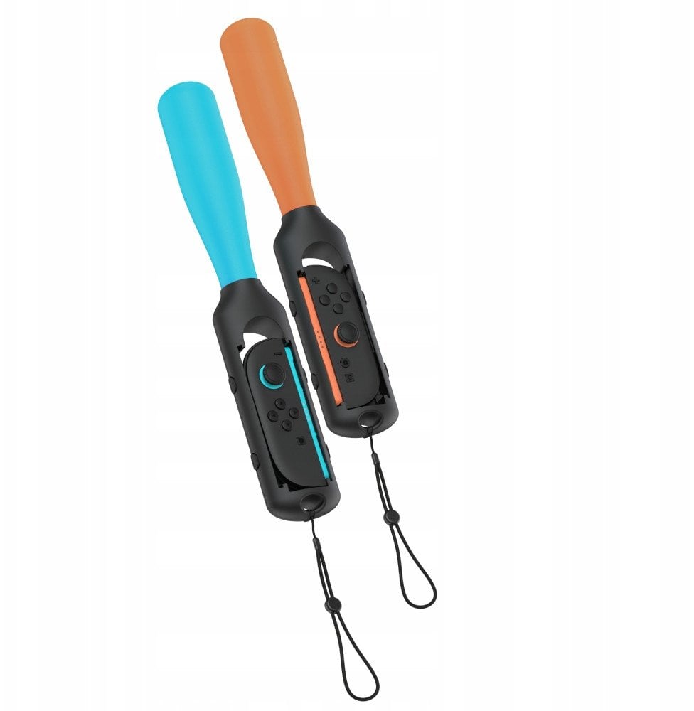 YAXO Uchwyt do Joy-Con BASEBALL SET do NS/NS2 Inferno Orange&Hydro Blue