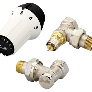 Danfoss Zestaw termostatyczny kątowy RA-N z głowicą PANDA 1/2" (013G5163)