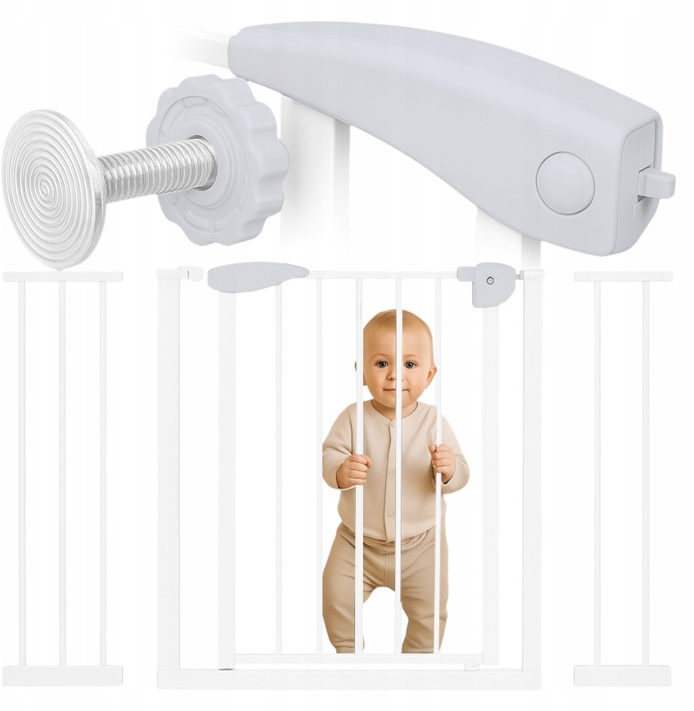 Hitbaits Biała bramka ochronna 75-115 cm KANZA