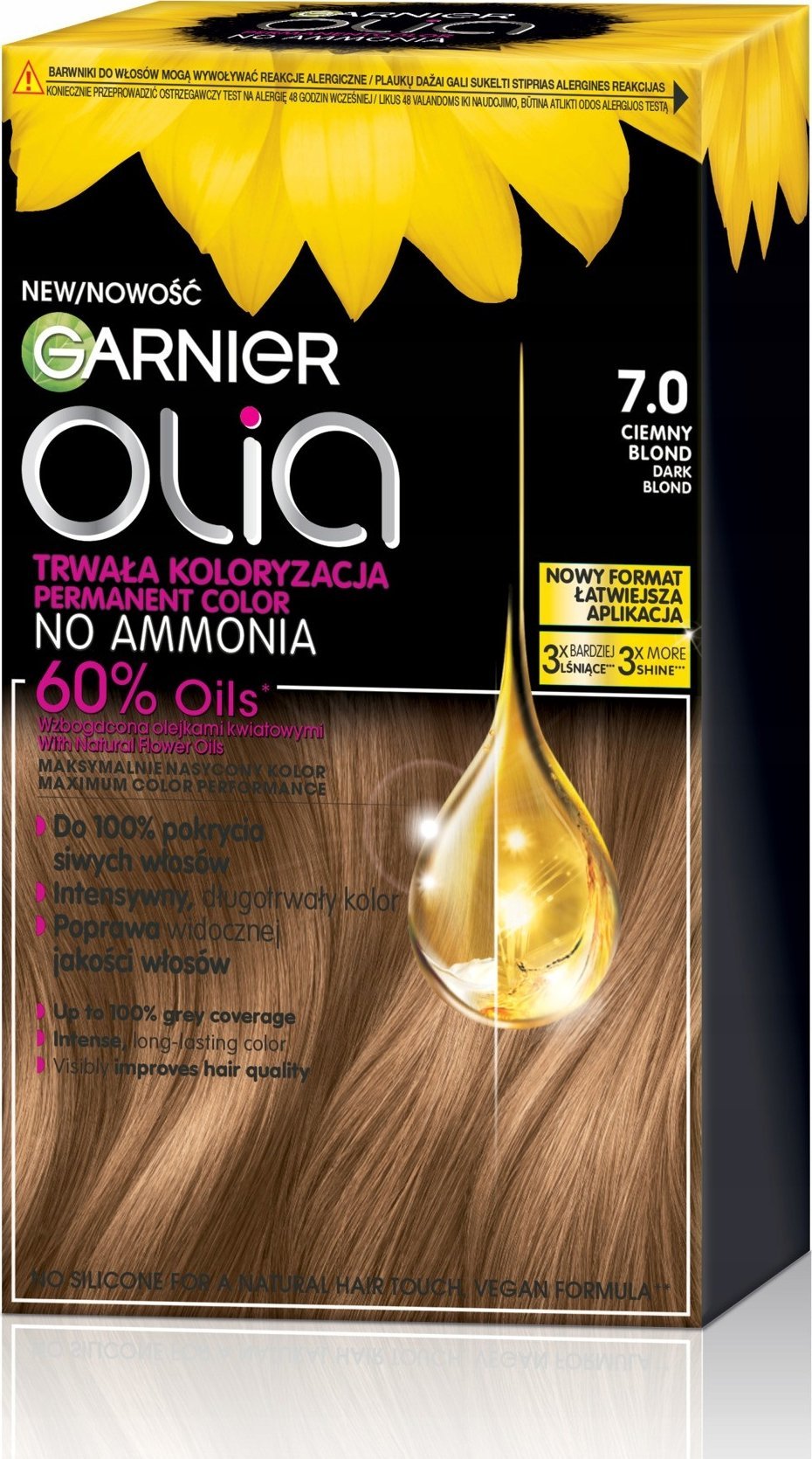 Alkotest GARNIER_Olia farba do włosów 7.0 Dark Blond