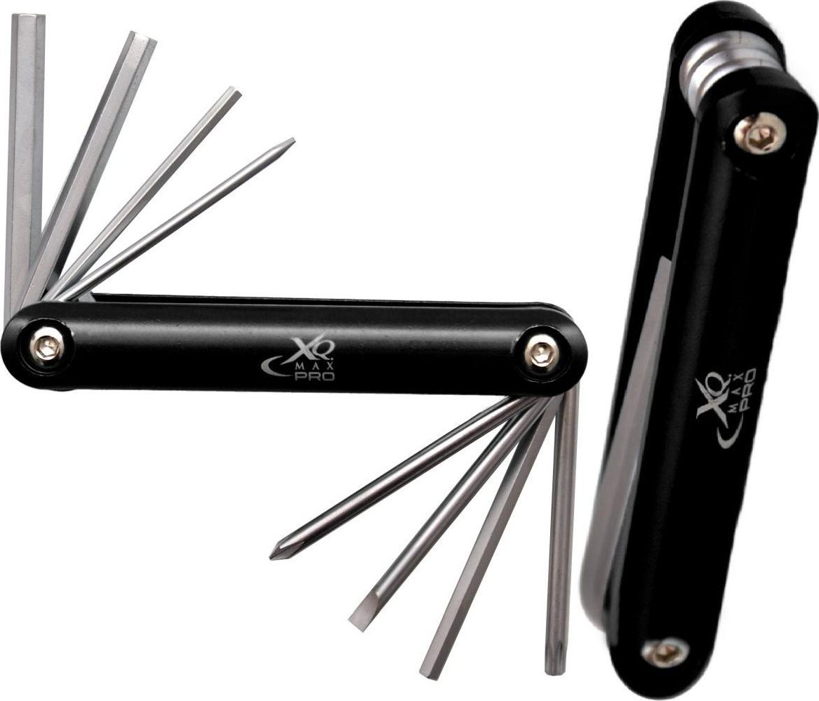 XQMax ZESTAW NARZĘDZI DO NAPRAWY ROWERU 8W1 XQMAX PRO CZARNY
