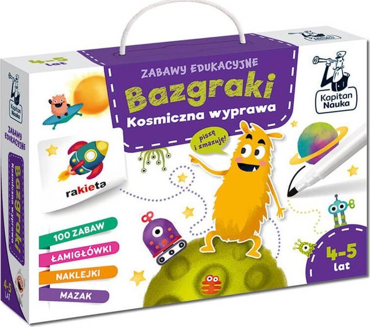 Kapitan Nauka Kapitan Nauka Bazgraki Kosmiczna wyprawa zabawy edukacyjne KS0882