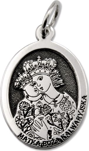WĘC - Twój Jubiler Medalik srebrny z wizerunkiem Matki Bożej Kalwaryjskiej MED-MBKAL-01