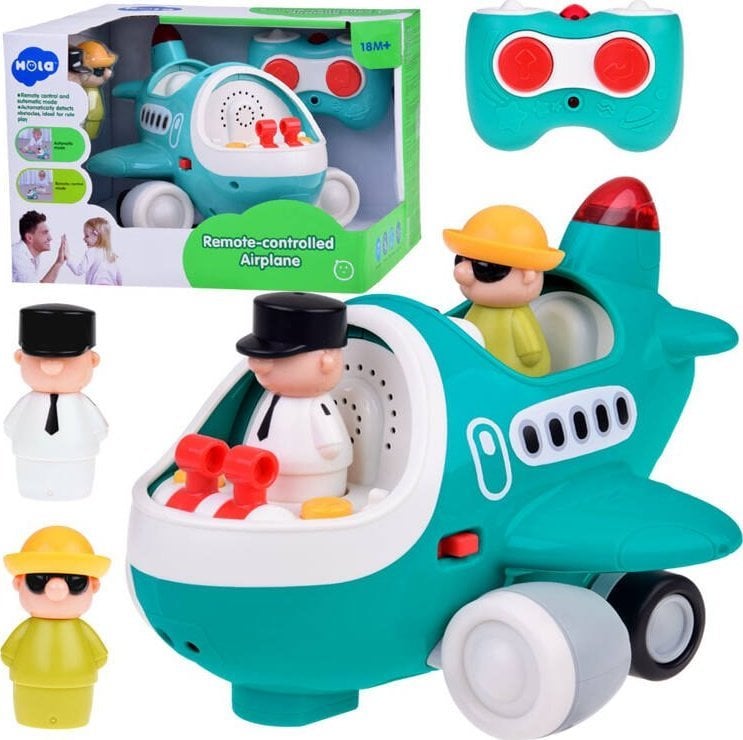 HOLA Interaktywny Samolot dla dziecka pilot Zostań pilotem swoich marzeń ZA5072