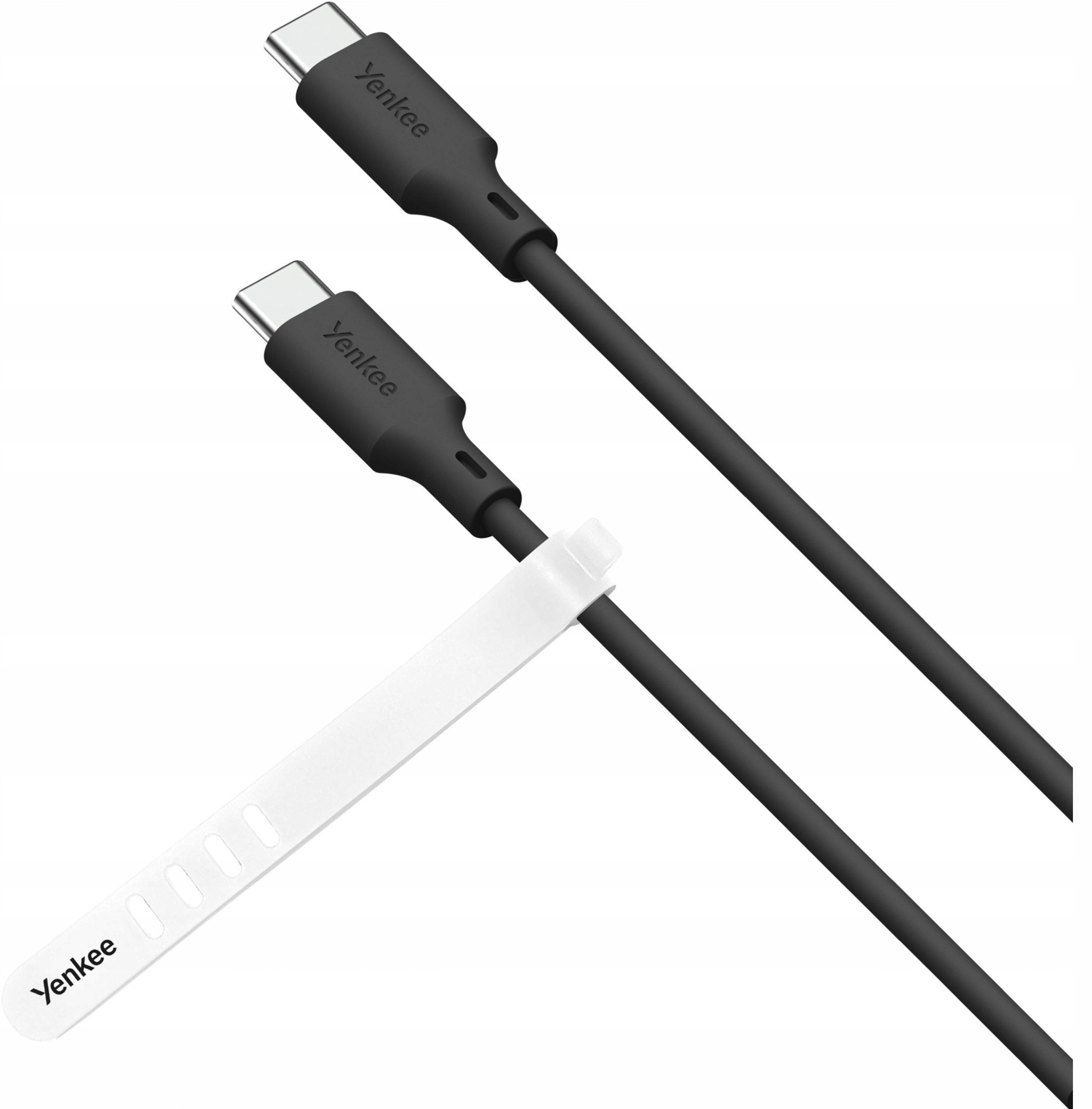 Kabel USB Yenkee USB-C - USB-C 1.5 m Czarny