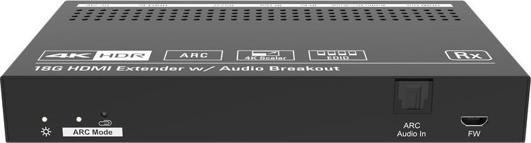 VivoLink Vivolink VLHDMIMAT4X444-R przedłużacz AV Amplituner Czarny