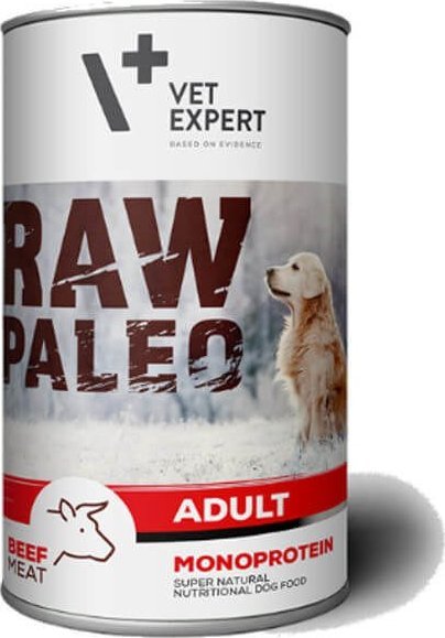 Raw Paleo Vetexpert RAW PALEO adult beef 6x400g - wołowina puszka