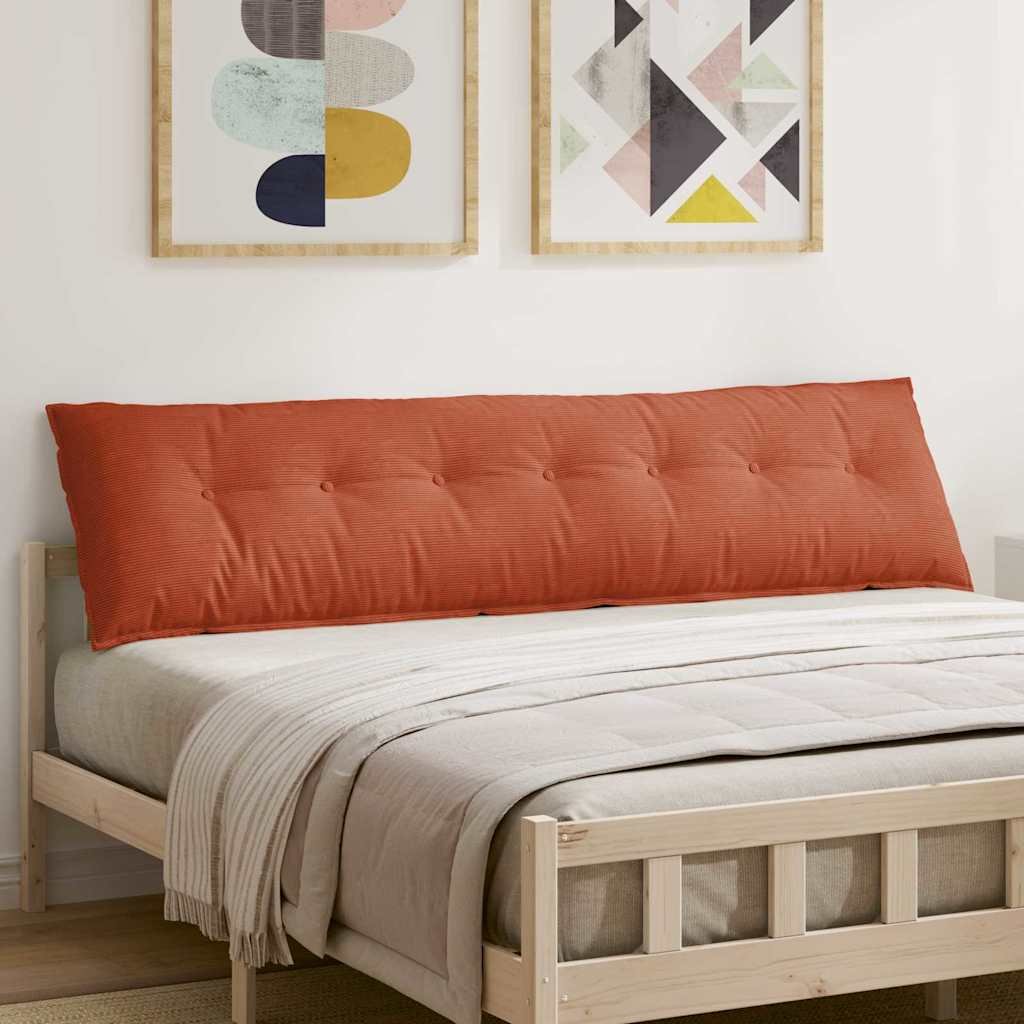 vidaXL Poduszka na plecy Czerwono-pomarańczowy 200 x 50 cm