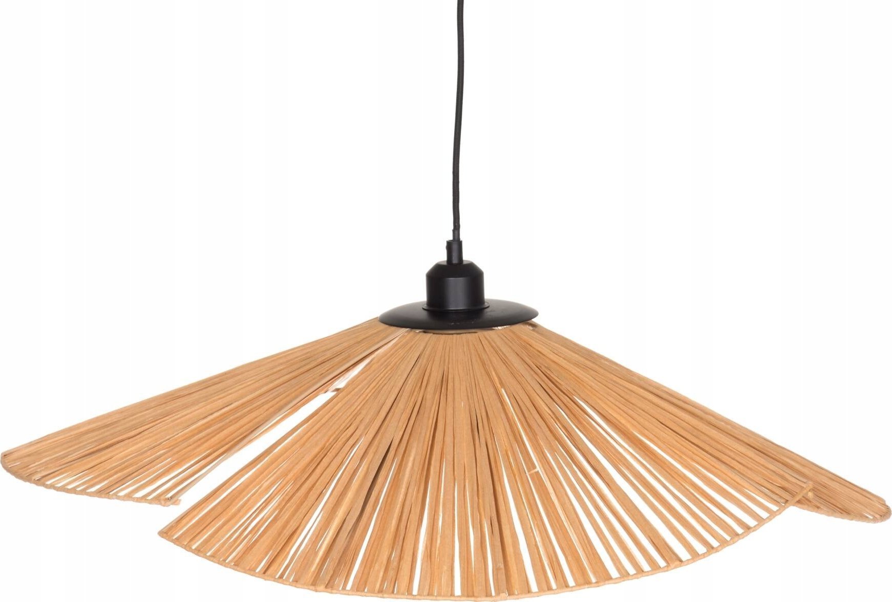 Lampa sufitowa z rafii LEIJA, Ø 68 cm