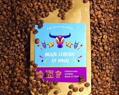 Kawa ziarnista Świeżo Palona Kawa ziarnista Brazil Cerrado Espresso 250g