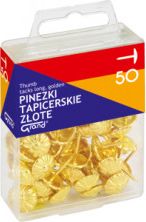 Grand Pinezki tapicerskie złote 15mm 50 szt.