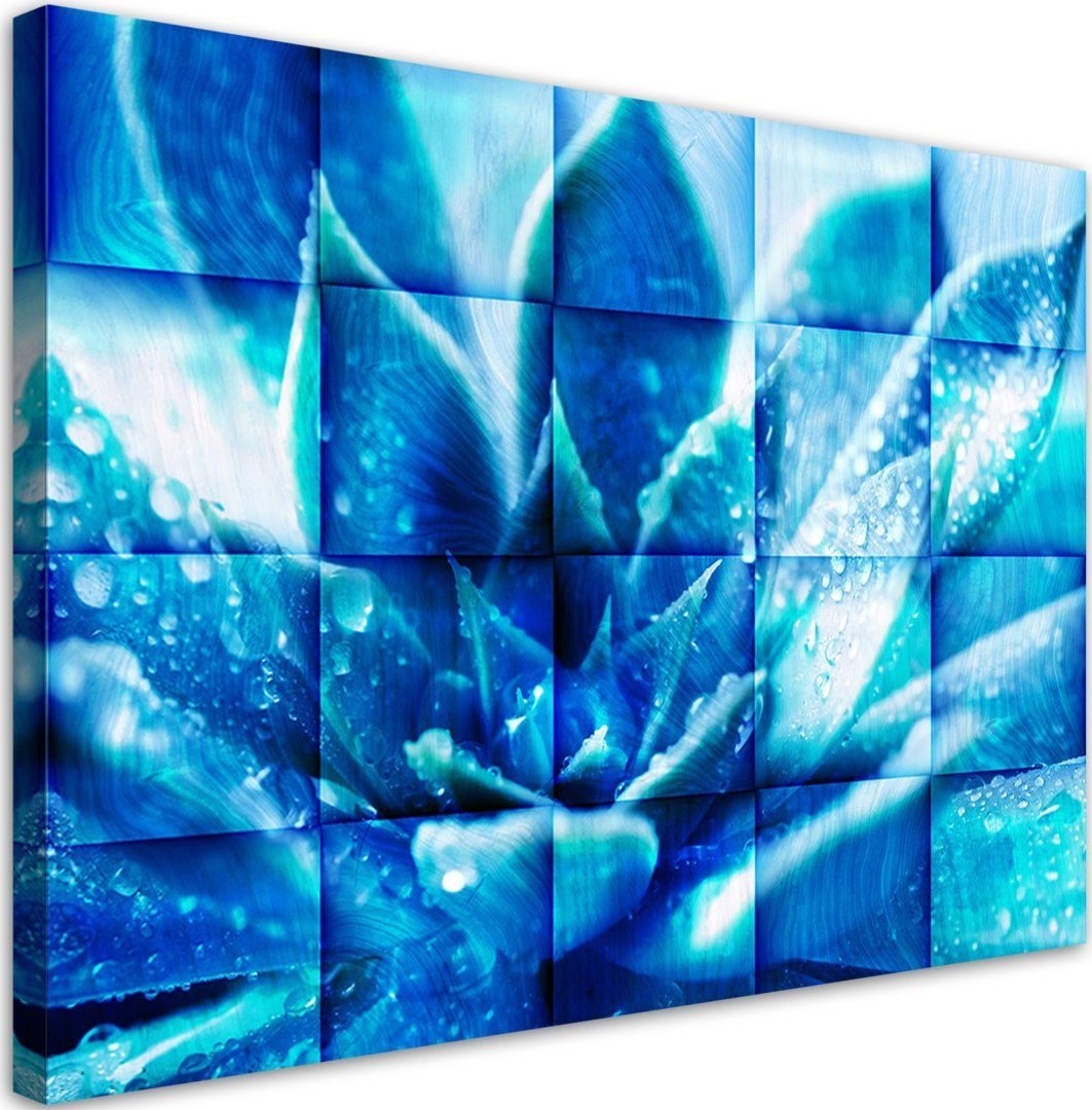 Feeby Obraz na płótnie, Niebieski kwiat - 100x70