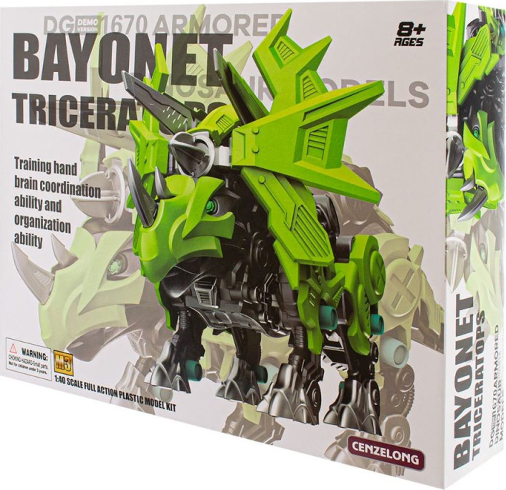 Zabawka bayonet triceratops