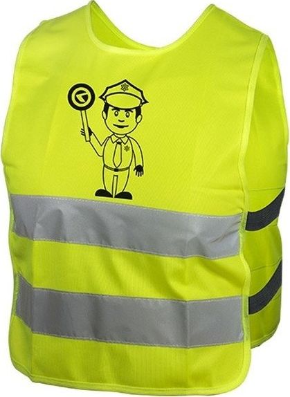 Dziecięca kamizelka odblaskowa Kellys STARLIGHT policja S