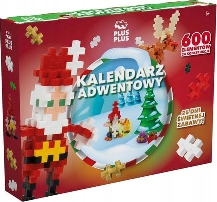 Kalendarz adwentowy Plus Plus PLUS-PLUS KALENDARZ ADWENTOWY - 600 ELEMENTÓW