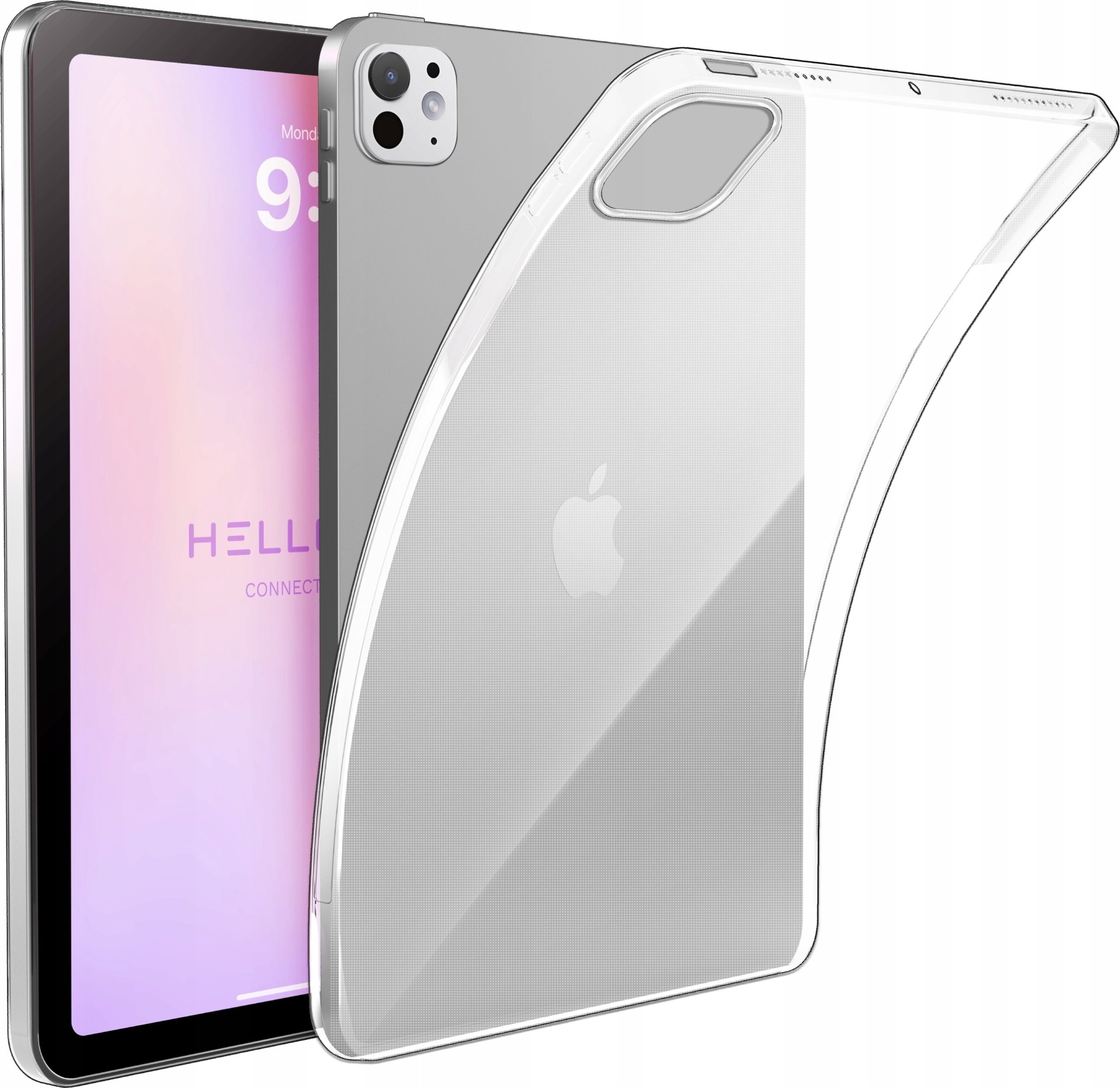 Etui na tablet Hello Case Etui do Apple iPad Pro 11" M4 2024 (Pancerne, Przezroczyste, Plecki, Case)