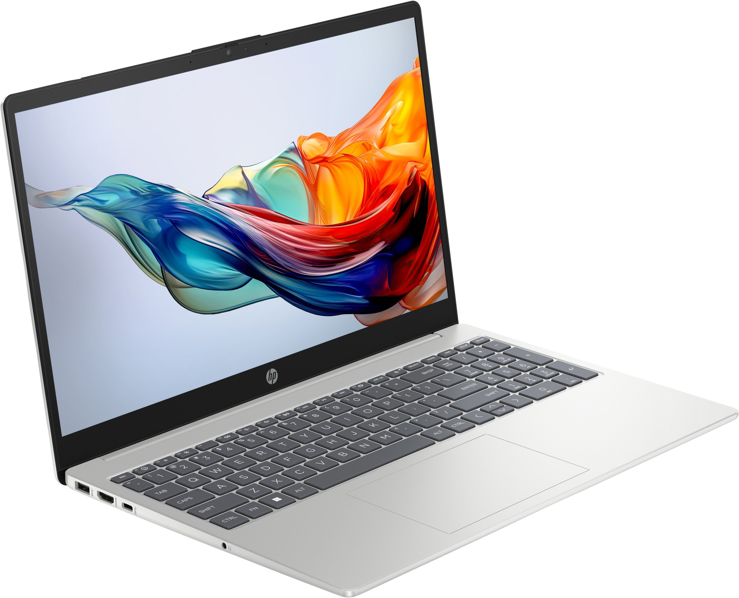 Laptop HP Laptop 15-fc0054nw AMD Ryzen™ 7 5825U 39,6 cm (15.6") Full HD 16 GB DDR4-SDRAM 512 GB SSD Wi-Fi 6 (802.11ax) Free DOS Srebrny