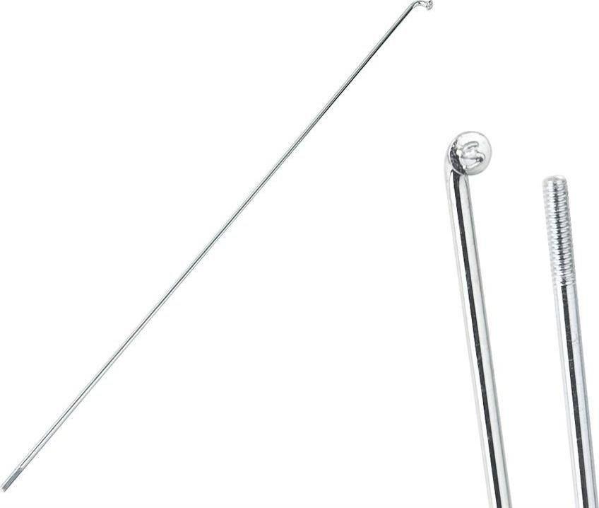 Szprycha stalowa o długości 191 mm ocynkowana srebrna