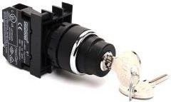 Emas Przycisk sterowniczy 1Z 0R z kluczem bez samopowrotu (T0-B100A20)