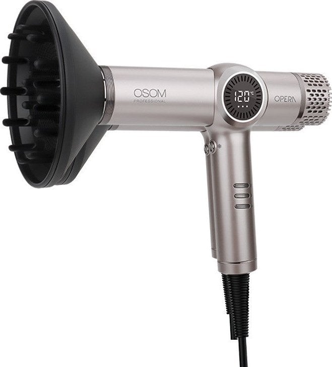 Suszarka Osom Professional Plaukų džiovintuvas OPERA OSOMPF07CH, 1500 W, šampaninės spalvos